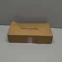 Viyffo 10-Inch Taper Candles, 12-Pack – Smokeless & Unscented Long Burning Taper Candlesticks, Hand-Poured Candles for Home Décor, Weddings & Dinner, Brown