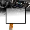 8.4" Uconnect Screen Replacement Radio Digitizer Compatible with 2017-2022 Jeep Dodge Ram 1500 2500 3500 Chrysler Durango Challenger Grand Cherokee Wrangler Radio Navigation Radio #LA084X01(SL)(01)