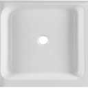 Fine Fixtures 32" x 32" Double Threshold Acrylic Shower Base with Non-Slip Textured Surface - Durable White Shower Floor Pan for Safe, Reliable Bathroom Use