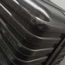 U.S. Traveler Boren Polycarbonate Hardside Rugged Travel Suitcase Luggage with 8 Spinner Wheels, Aluminum Handle, Black, Checked-Large 30-Inch