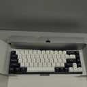 Redragon K701 Rapid Trigger Mechanical Gaming Keyboard, 60% Wired with Adjustable Actuation, Magnetic Switch, 8k Hz Polling Rate, RGB Backlit, 68 Keys Mini for PC Gamer, White/Blue-black