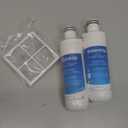 Waterdrop LT1000PC ADQ747935 Refrigerator Water Filter and Air Filter, Replacement for LG LT1000P, LMXS28626S, LFXS26973S, LFXS26596S, LFXS28596S, ADQ74793501, ADQ74793502 and LT120F, 2 Combo