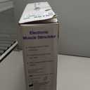 Creliver Foot Massager for Neuropathy Pain Relief for Feet and Legs, EMS TENS Unit - Nerve Muscle Circulation Stimulator with Electrode Pads, FSA Eligible Items Only List, HSA Store Eligible Items (White-silver)