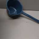 Long Handle Water Scoop Plastic Extended Ladle Cup Spoon Multipurpose Hangable Porridge Bailer Spoon for Home Cooking Serving Kitchen Utensils