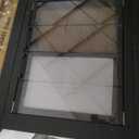 Stanbroil Fireplace Glass Bi-fold Style Door, Black Finish, Medium, Decorative Fireplace Screen Door for Fireplace Accessories