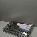 OCG 2 Tier Pull Out Cabinet Organizer (15.5" W x 21" D), Pull Out Drawers for Kitchen Cabinets, Pull Out Shelves for Base Cabinet Organization in Kitchen Bathroom Pantry, Chrome Finish