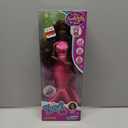 Barbie Fashionistas Doll #217 with Brown Wavy Hair Half-Up Half-Down & Pink Dress, 65th Anniversary Collectible Toy