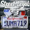Premium Clear License Plate Covers & Chrome Frames with Screw Caps, Street Legal Universal Fit, Heavy Duty Rattle-Free & Rust-Free Zinc Chrome Frames & Clear License Plate Covers for Women & Men