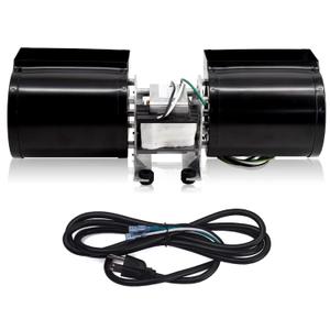 GFK160 GFK-160A Fireplace Blower Fan Kit for Heat N Glo 6000CLX 6000 DVTFL SL-550TR, Quadrafire 7100, Hearth and Home DV3732 DV3732-B, Heatilator, Fasco, Superior, GTI, Jakel, Royal, Regency
