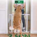 Babelio 29-48 in Baby Gate for Stairs No Drilling, PressGuard Dog Gate