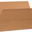 BOX USA Shipping Boxes Flat 24"L x 14"W x 4"H 25-Pack - Corrugated Cardboard Box for Moving, Mailing, Packing, Packaging and Storage