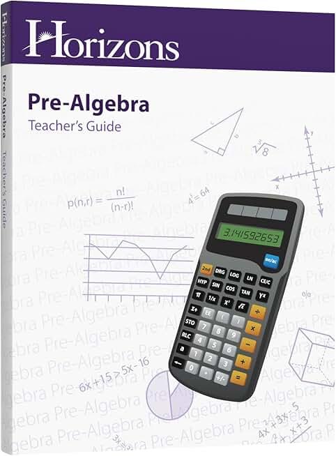 Pre-Algebra Teacher's Guide