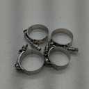T Bolt Hose Clamp 1.5 Inch, MinerGuy Stainless Steel, Working Range 46mm-52mm for 1.5" Hose ID, Turbo Intake Intercooler Clamp, 4 Pack