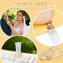 Balloon Arch Clips, 20 Pack Transparent Plastic Clips For Balloon Arch(10 Pack 2.4 Inch And 10 Pack 3.5 Inch), Backdrop Clamps, Spring Clamps For Party Decoration Crafts And Photography Studios