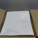 qiqee Auto-pop Up White Cookie Box with Window 16x10.5x2.5 Inch 24Pcs Bakery Pastry Macaron Bakery Box for Packaging