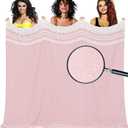 Oversized Turkish Beach Towel Blanket Cotton Giant XL Sandproof Towels Huge Linen XXL Extra Large Big Throw Quilt Blankets for Adults Cloud Travel Camping Glamping Accessories Essentials (Extra Large 82"x88"208x224cm, Pink)