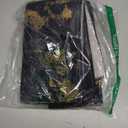 Washable Area Rugs 2'x4' Non-Slip Modern Abstract Soft for Living Room Entryway Bedroom Nursery, Print Pattern, Dark Black Gold