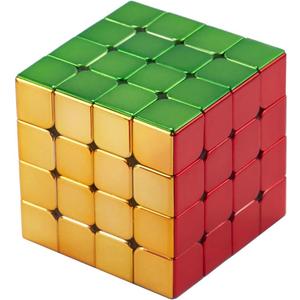 HELLOCUBE Cyclone Boys 4x4 Speed Cube Magnetic Stickerless Reflective Mirror Reflective (Colorful)