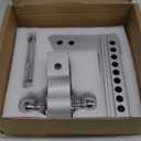 Drop Hitch for 2.5 Inch Receiver, Vullteeon 8 Inch Adjustable Trailer Hitch Ball Mount, 18,500 LBS GTW, (2" & 2-5/16") Chrome Plated Steels Balls, Aluminum Tow Hitches with Two Anti-Theft Pins Locks