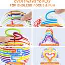 Sensory Fidget Toys for Kids Adults - Sensory Activity Ball with 16 Strings, Sensory Toys for Anxiety, ADHD & Autism | Kids 3+ & Adults | Calming Focus Stress Relief