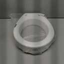 Carex Toilet Seat Riser, Round Raised Toilet Seat Adds 3.5 inches to Toilet Height, for Assistance Bending or Sitting, 300 Pound Weight Capacity Toilet Riser