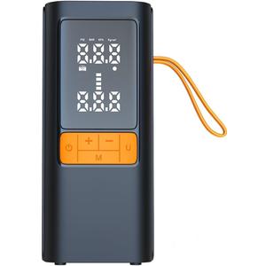 Tire Inflator Portable Air Compressor, TOKANI Cordless Air Pump for Car Tires, Electric Tire Inflator with Digital Pressure Gauge for Car, Motorcycle, Bike, Balls and More