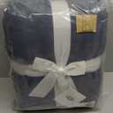 UGG Whitecap Fleece Throw Blanket, Plush Cozy Throw for Couch or Bed, Luxury Home Decor for Living Room, Ultra Soft Blankets, Machine Washable, 50-inch x 70-inch, Denim Blue