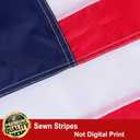 250 Anniversary Betsy Ross USA Embroidered Flag 3x5 Outdoor- Patriot Commemorative 13 Stars 250th US Nylon Flags Sewn Stripes Heavy Duty Banner for Outside
