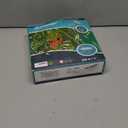 Dinosaur Inflatable Baby Pool - Small Toddler Blow Up 3 Rings Round Pad Pool, Outdoor/Indoor Play Center with Ball Pit & Toys - 48'x12'