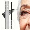 Volume Mascara for Older Women 60 Plus, 2026 New Mascara Volumizing and Lengthening Tubing Mascara for Mature Women with Thinning Lashes, Non Clumping Waterproof & Long-Wearing (Black)