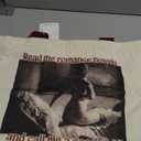 Tote Bag, Large Shoulder Bag Read Me Romance Novels And Call Me A Good Girl