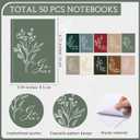 Affrolling 100 Pcs Inspirational Notebooks with Pen Bulk Motivational Mini Notepads Graduation Gift for Teacher Appreciation Gift for Employee Coworker Staff Secretary Assistant Nurse (Retro Colors)