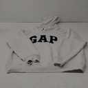 GAP Women's Logo Hoodie Hooded Pull-on Sweatshirt (XX-Large)