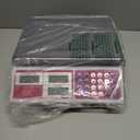 CAMRY Digital Price Computing Scale 66lb/30kg Commercial Produce Scale with Stainless Steel Platform and Green Backlight LCD Display for Meat, Fruit, Ideal for Deli, Farmers Markets, Restaurants