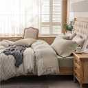 PURE ERA Jersey Knit 4pc Bed Sheet Set 100% T-Shirt Heather Cotton Super Soft Comfy Breathable Fits Mattress Up to 20" Extra Deep Pocket (Dark Beige,King)