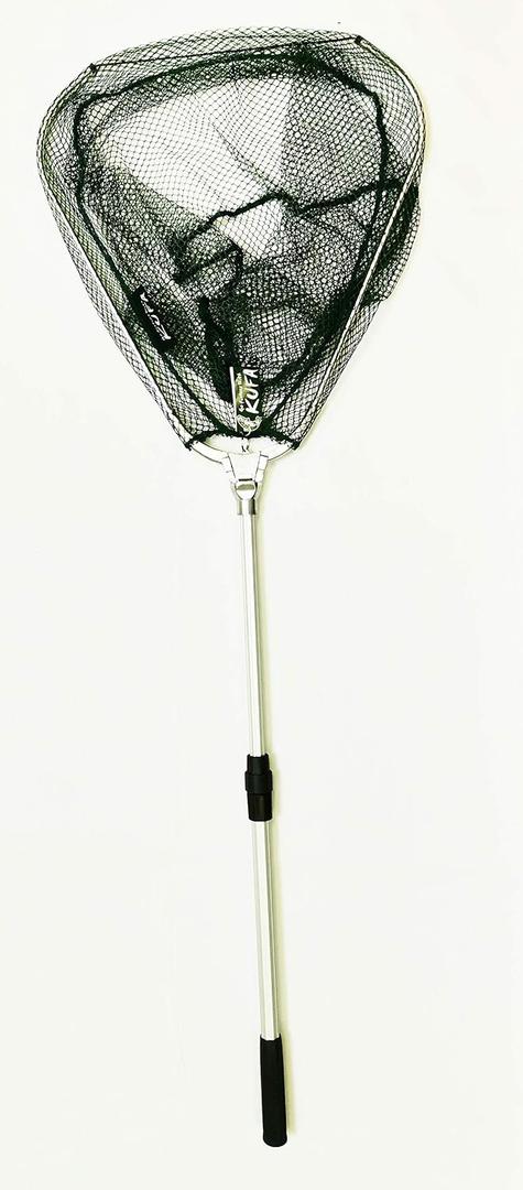 Telescope Landing nets (hoop:23x24",Handle:27~47",Knotless Mesh)