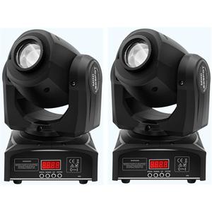 Stage Lights Moving Head Light 8 Gobos 8 Colors 11 Channels 2PCS 60W Spotlight DMX 512 with Sound Activated for Wedding DJ Party Stage Lighting Stage Lights Moving Head Light 8 Gobos 8 Colors 11 Channels 2PCS 60W Spotlight DMX 512 with Sound Activated for Wedding DJ Party Stage Lighting