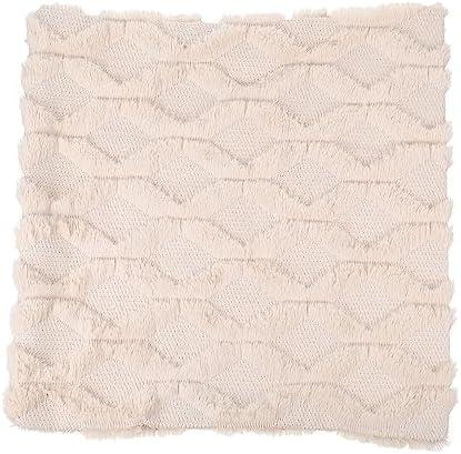 GRIRIW Sofa Throw Pillow and Cozy Lint Pattern Pillowcase for Living Room and Bedroom Decor for Pack of 2 