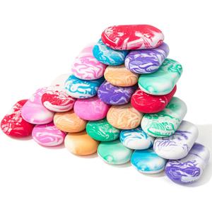 Mr. Pen- Erasers, 24 Pack, Vibrant Colors, Marble Pencil Eraser, Cute Eraser for Kids, Big Erasers for Pencils