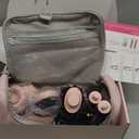 MESCOMB 5 in 1 Hot Air Styler Wrap, High-Speed Hair Dryer, Volumizing Brush with Auto Curlers, Fast Drying & Frizz-Free Styling, Straightening, No Heat Damage, Includes Travel Bag (Pink)