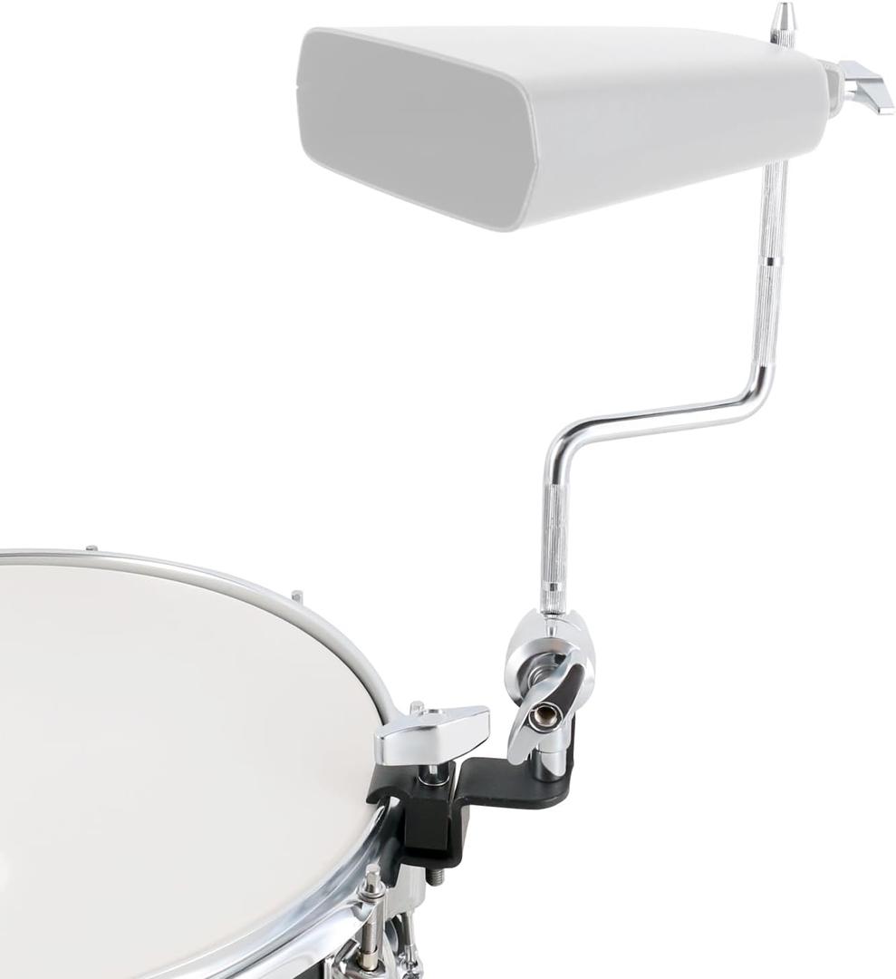 EASTROCK Snare Drum Cowbell Clamp Cowbell Mount Bracket Mounting Bracket for Cowbells (Snare Drum Cowbell Clamp)