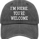 I'm Bob Doing Bob Things Caps Women Baseball Hat Pigment Black Mens Golf Hat Gifts for Him Hiking Caps (Black)