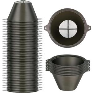 30 Pcs Paint Filter 100 mm Plastic Paint Strainer with Fine Nylon Mesh Reusable Industrial Nylon Filter for Oil, Water Based Oil Paints Food Residue