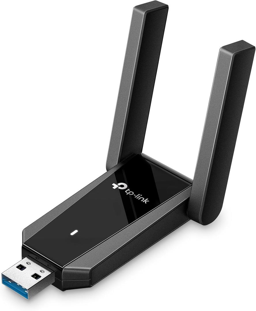 TP-Link USB 3.0 WiFi Adapter for Desktop PC (Archer TX30U Plus)-AX1800 WiFi 6 Dual-Band Plug and Play Wireless Network Adapter with 2.4GHz, 5GHz, 2High Gain Antenna, WPA3, Supports Windows 11/10