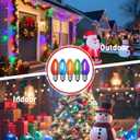 C7 Replacement Bulbs, 25 Pack Multicolor LED Christmas Light Bulbs, E12 Candelabra Base for Indoor/Outdoor String Lights, Xmas Tree, Patio, Holiday Party Decor