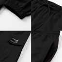 SANGTREE Girls & Womens Drawstring Cargo Jogger Pants,3 Years - Women 3XL (Black, XXL)