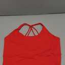 Redqenting Longline Sports Bra for Women with Removable Padded,Sexy Criss Cross Back Strappy Yoga Bras Workout Tank Tops (Large)