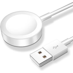 for Apple Watch Charger Magnetic Fast Charging Cable [Portable] Magnetic Wireless Charging Compatible with iWatch Series Ultra/10/9/8/7/6/SE/5/4/3/2-[3.3FT] White