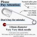Juexica 20 Pcs Large Safety Pins 5 Inch Jumbo Stainless Steel Safety Pins Heavy Duty Huge for Strong Laundry Upholstery Sewing Quilting Key Rings Craft Outdoor (Silver)