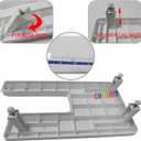 CKPSMS Brand Adjustable Height Extension Table Compatible with Brother XM2701 XM3701 LX3850 XR37T XL2800 BM2800 H537ST GS2700 GS2750 GS2786 GS3700 GS3750 27PK/2799 Sewing Machines